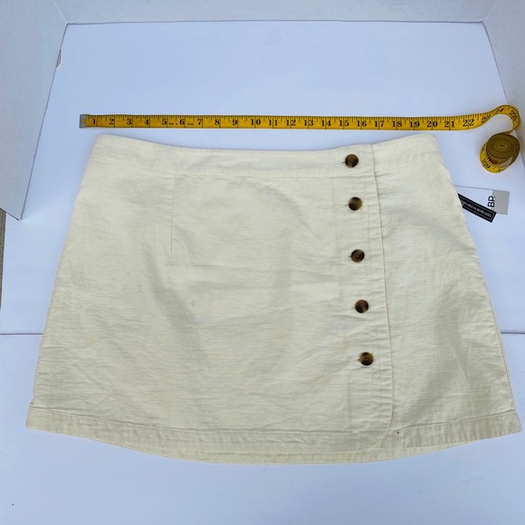 BP. Button Wrap Miniskirt - Picture 5 of 8